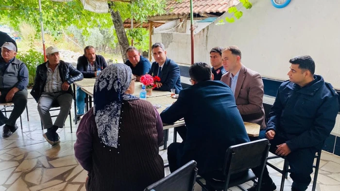 Kaymakam Kuruca, köy ziyaretlerini sürdürüyor: Kestel’de vatandaşlarla buluştu