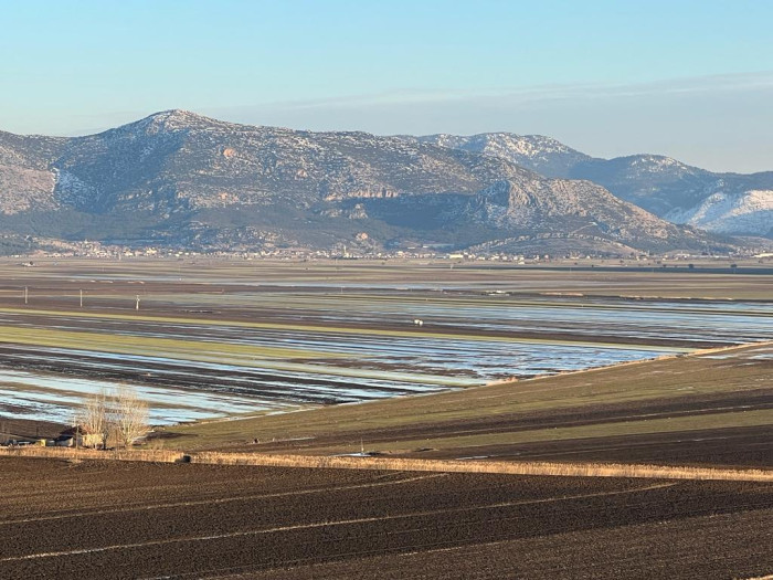 Bucak’ta Aşırı Yağışlarda Kestel Ovasında Ekili Sahalar Sular Altında Kaldı