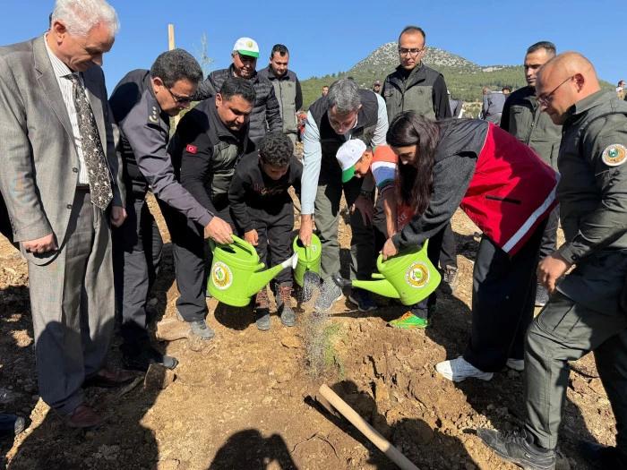 Bucak’ta yüzlerce fidan toprakla buluştu