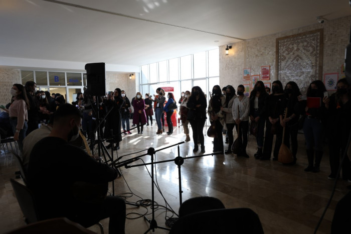 MAKÜ’de Kadına Şiddete Hayır Etkinliği Düzenlendi