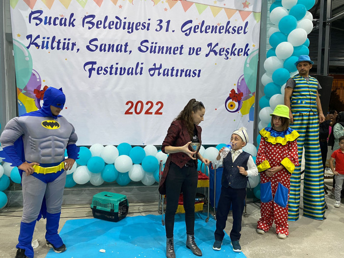 Bucak’ta 31. Geleneksel keşkek dövme ve sünnet şöleni yapıldı