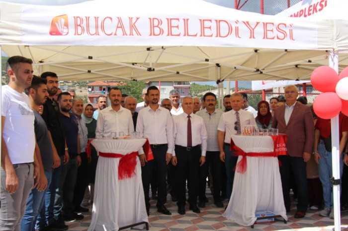 BUCAK BELEDİYESİ SPOR KOMPLEKSİ AÇILDI