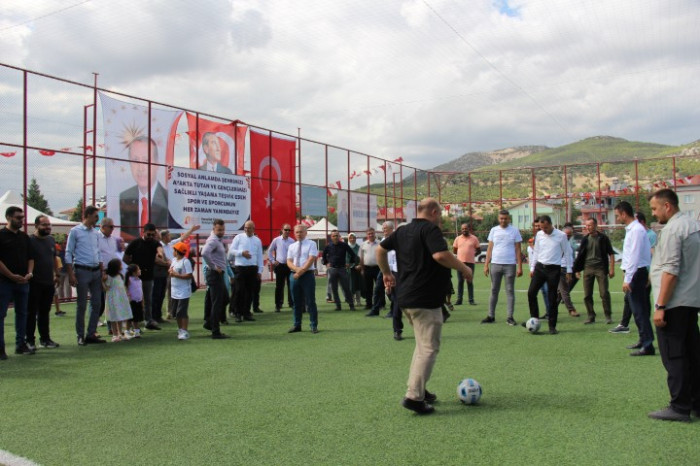 BUCAK BELEDİYESİ SPOR KOMPLEKSİ AÇILDI