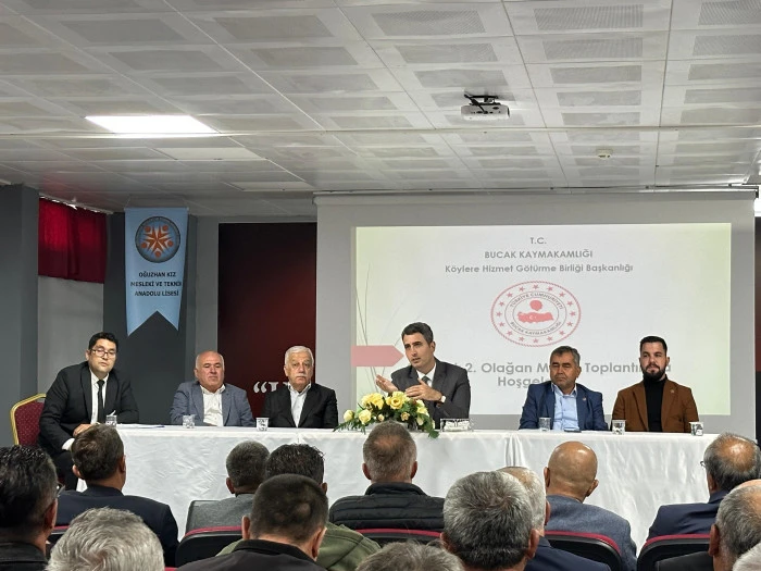 Bucak Kaymakamı Kuruca muhtarlar ile bir araya geldi