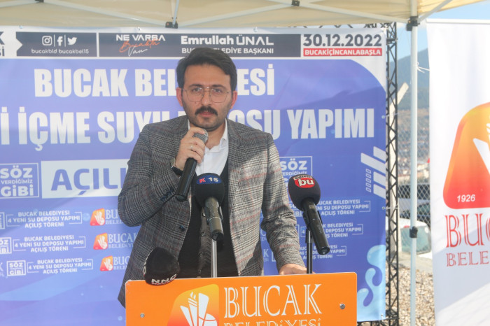 Bucak İçme Suyu Su Depoları Açılışı Yapıldı