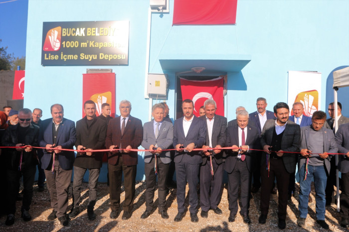 Bucak İçme Suyu Su Depoları Açılışı Yapıldı