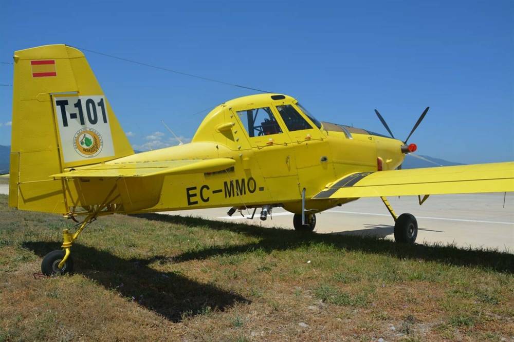Edremit'te yangın söndürme uçakları sezona hazır