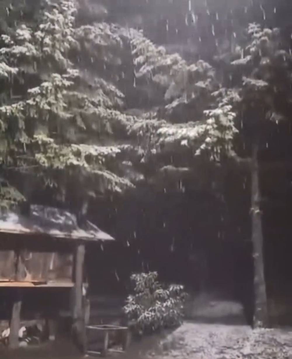 Kartepe’ye mevsimin ilk karı yağdı 