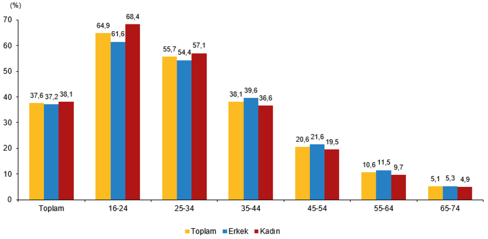 Yapay zeka kullanımı 2 kat arttı