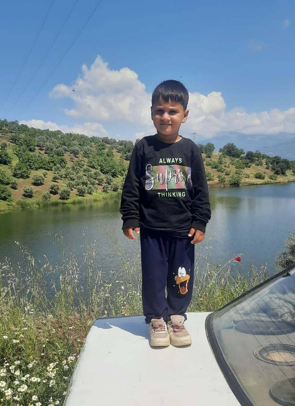 Sulama havuzunda bulunan 4 yaşındaki Alim Eray, &ouml;ld&uuml;
