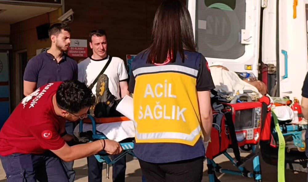 Kiraz toplamak i&ccedil;in &ccedil;ıktığı ağa&ccedil;tan d&uuml;ş&uuml;p, ağır yaralandı 
