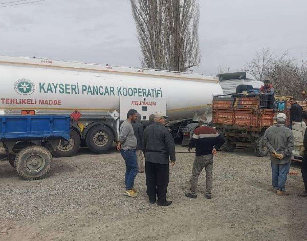 Kayseri Şeker, pancar çiftçisine mazot desteği vermeye başladı