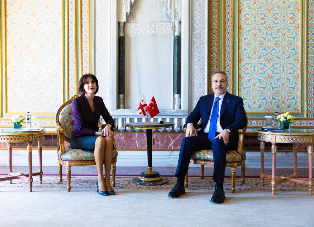 Bakan Fidan G&uuml;rcistan Başbakan Yardımcısı ve Dışişleri Bakanı Botchorishvili ile g&ouml;r&uuml;şt&uuml; 
