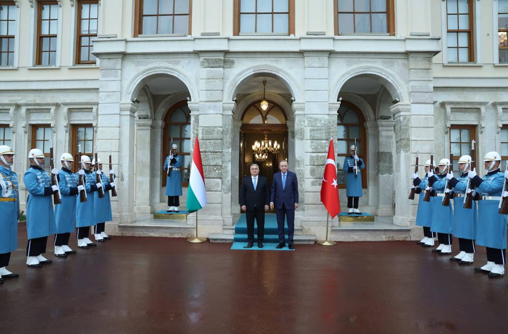 İstanbul- Cumhurbaşkanı Erdoğan, Macaristan Başbakanı Orban'ı kabul etti