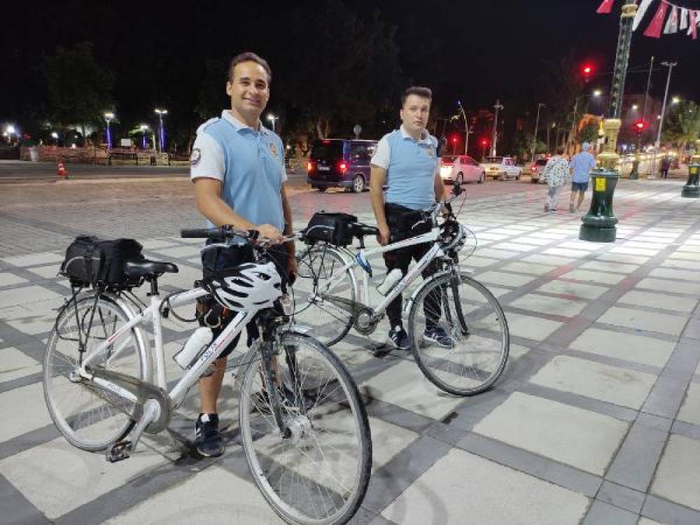 Burdur'da bisikletli polis timi kuruldu