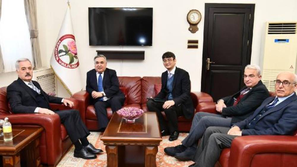 Özbekistan Ankara Büyükelçisi Isparta'da