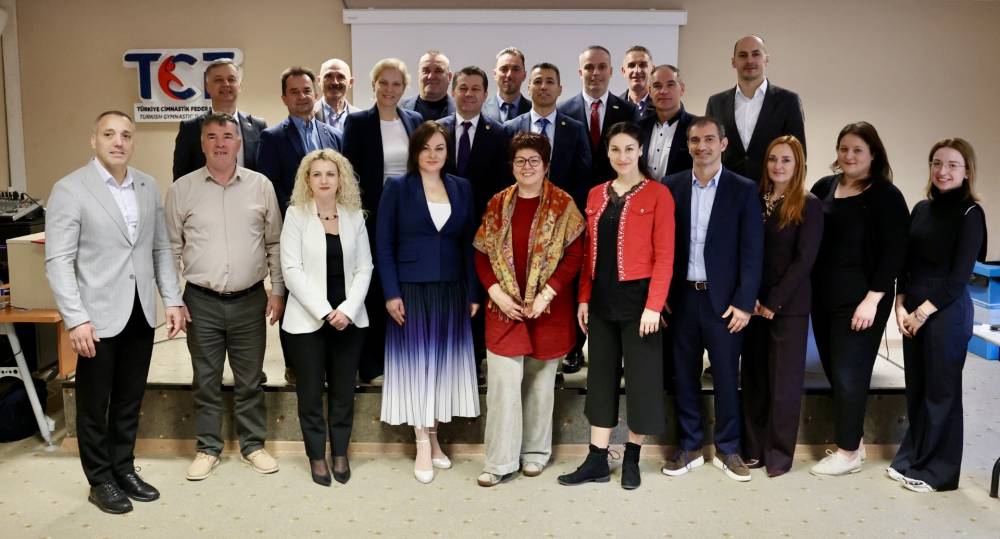 Suat &Ccedil;elen, yeniden Balkan Cimnastik Federasyonu Başkanlığına se&ccedil;ildi