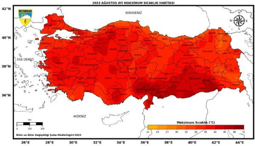 Türkiye son 53 yılın en sıcak ikinci ağustosunu yaşadı, iki bölge rekor kırdı