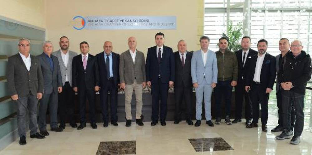 DP Genel Başkanı Gültekin Uysal'dan ATSO Başkanı Ali Bahar'a ziyaret