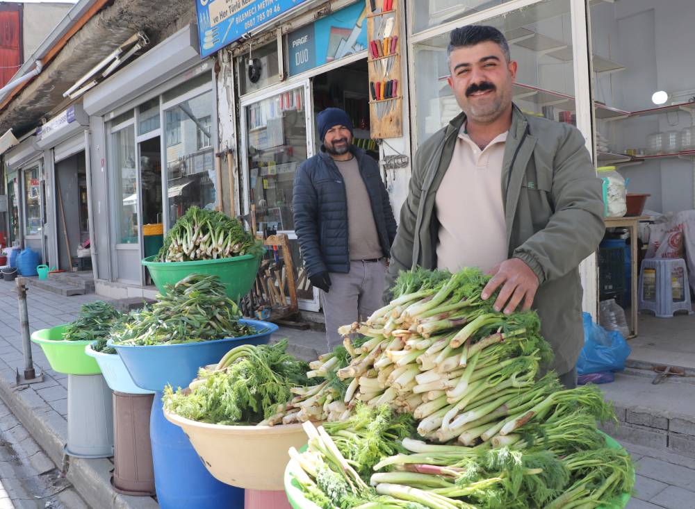 Dağlarda yetişen pancarın ilk mahsul&uuml;, satışa sunuldu