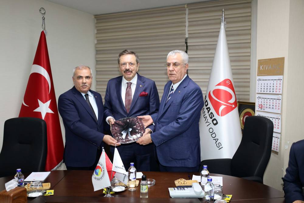 TOBB Başkanı Hısarcıklıoğlu: Adana, Anadolu’nun sanayileşmesinin lokomotif illerinden biridir