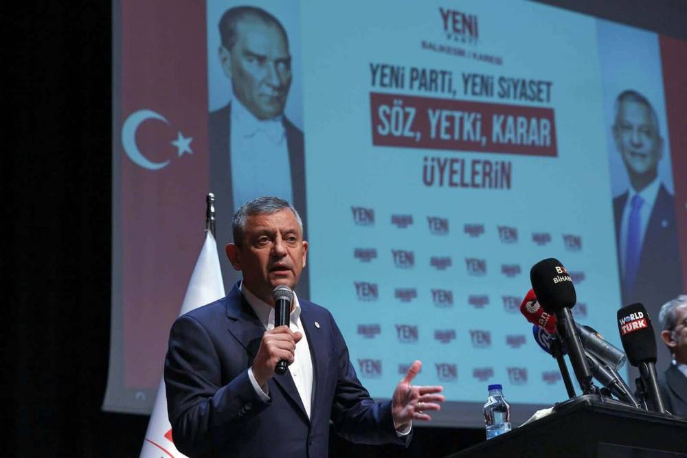 &Ouml;zel: Yeni Parti kardeşlik hukukuyla bağlı olanların partisidir