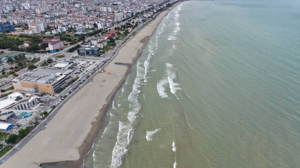 Samsun'da 'denize girmeyin' uyarısı