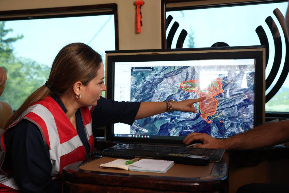 Alanya'daki orman yangını 2'nci g&uuml;n&uuml;nde (3)