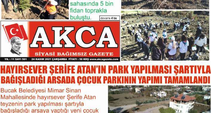 Akca Gazete 501. Sayı 