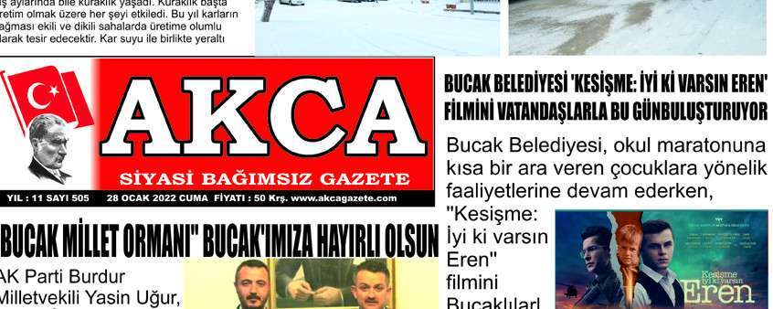 Akca Gazete 505. Sayı 