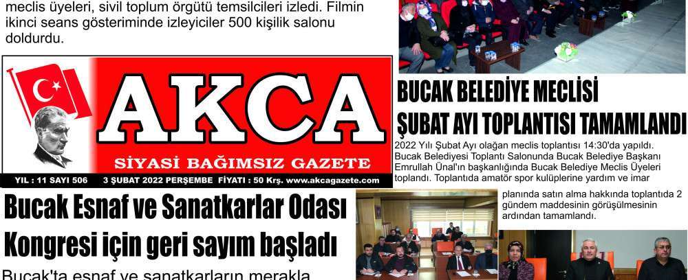Akca Gazete 506. Sayı 
