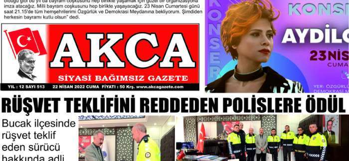 Akca Gazete 513. Sayı 