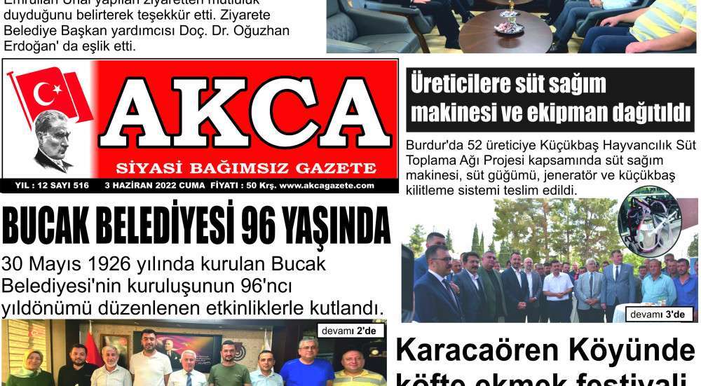 Akca Gazete 516. Sayı 