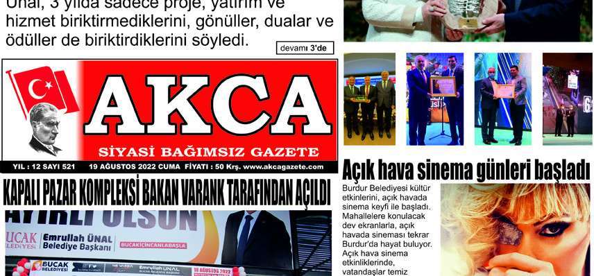 Akca Gazete 521. sayı 