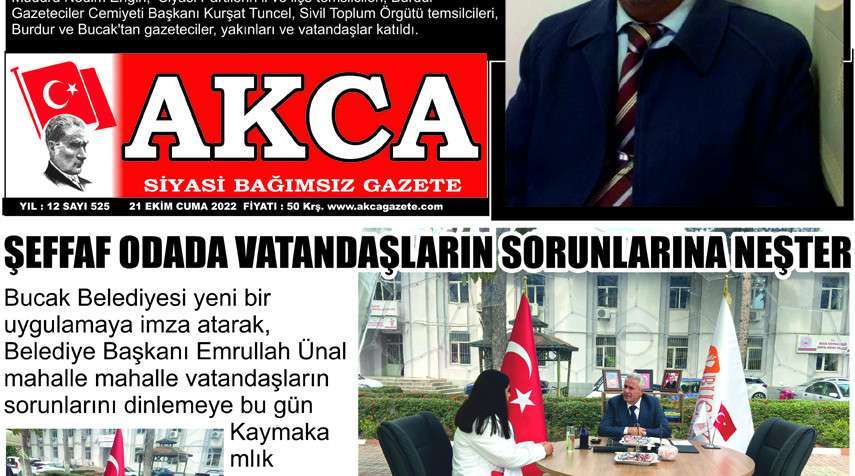 Akca Gazete 525. Sayı 