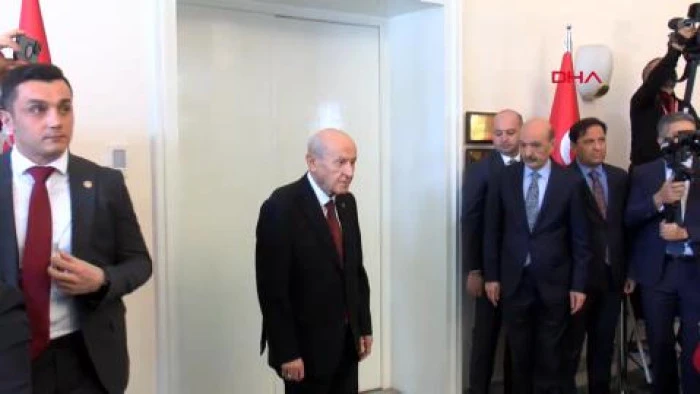 Ankara- TBMM Başkanı Kurtulmuş, Bah&ccedil;eli'yi ziyaret etti