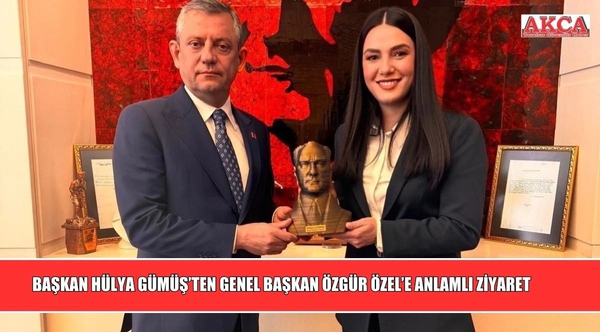 BAŞKAN H&Uuml;LYA G&Uuml;M&Uuml;Ş&rsquo;TEN GENEL BAŞKAN &Ouml;ZG&Uuml;R &Ouml;ZEL&rsquo;E ANLAMLI ZİYARET