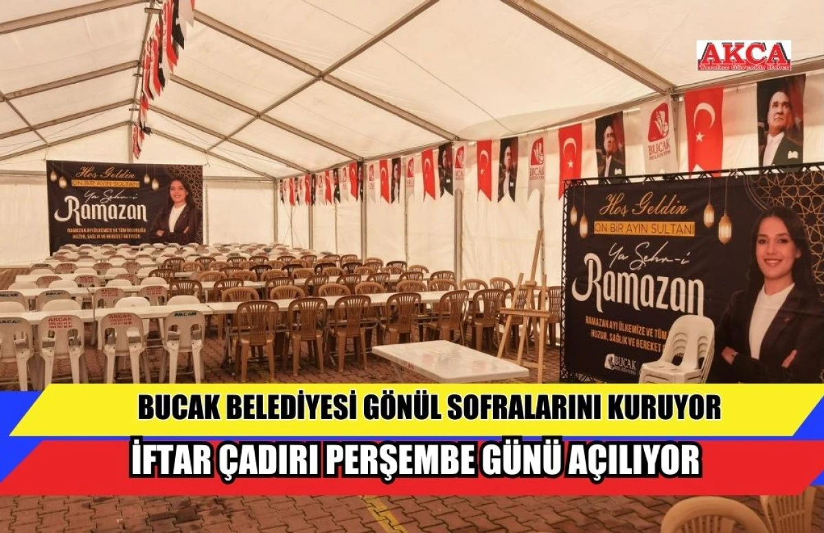 BUCAK BELEDİYESİ G&Ouml;N&Uuml;L SOFRALARINI KURUYOR: İFTAR &Ccedil;ADIRI PERŞEMBE G&Uuml;N&Uuml; A&Ccedil;ILIYOR