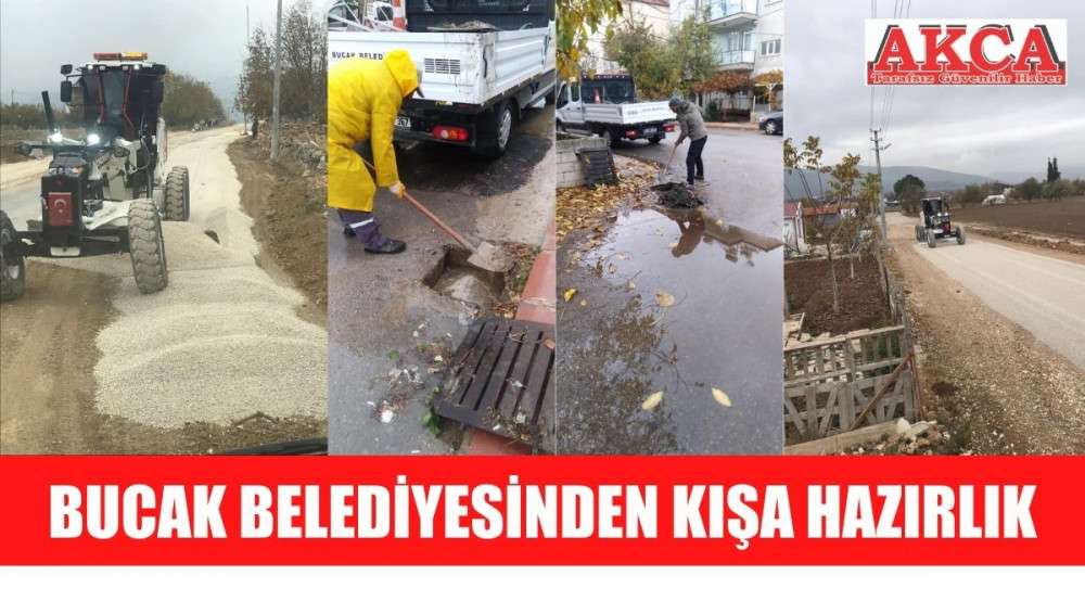 BUCAK BELEDİYESİNDEN KIŞA HAZIRLIK