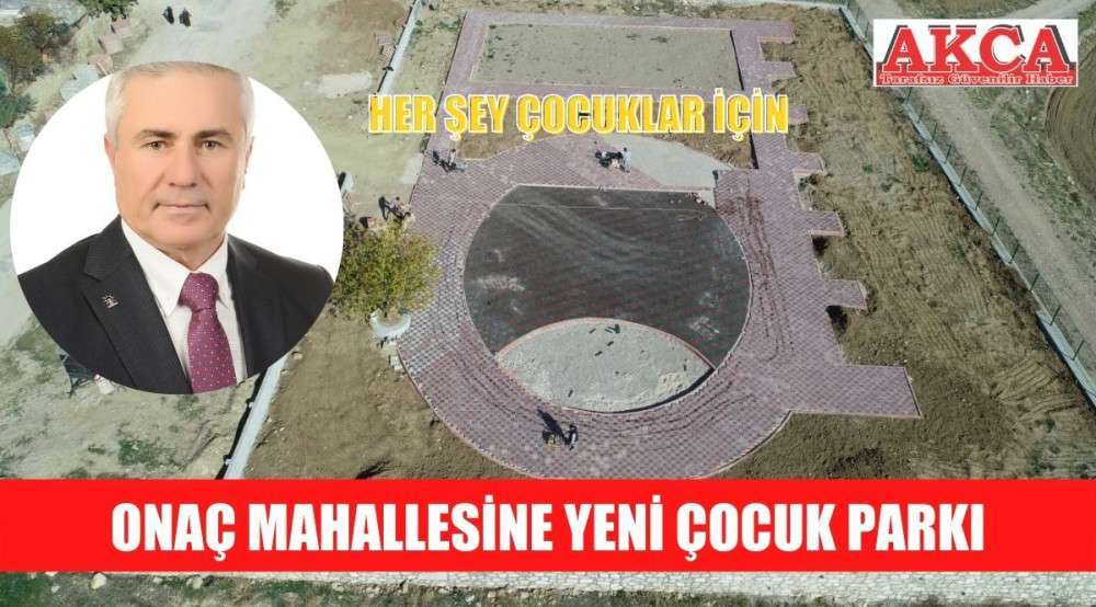 BUCAK BELEDİYESİNDEN ONA&Ccedil; MAHALLESİNE YENİ &Ccedil;OCUK PARKI