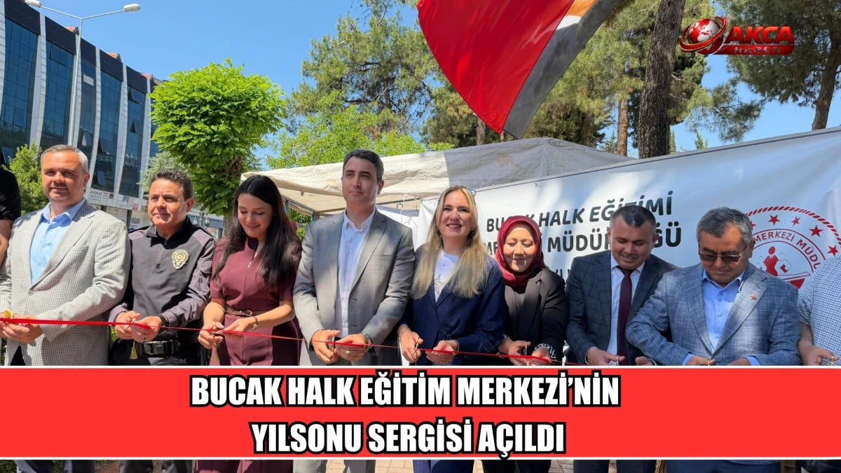 BUCAK HALK EĞİTİM MERKEZİ&rsquo;NİN YILSONU SERGİSİ A&Ccedil;ILDI