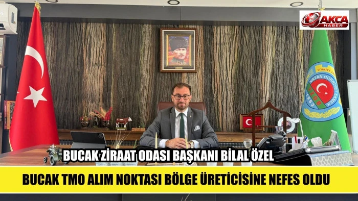 BUCAK TMO ALIM NOKTASI B&Ouml;LGE &Uuml;RETİCİSİNE NEFES OLDU