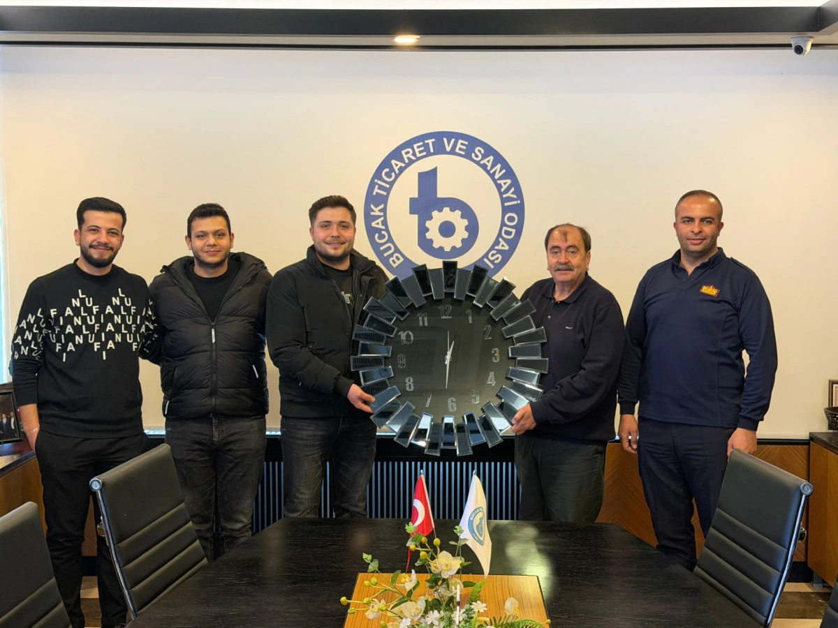 Bucaklı İş İnsanlarından Bucak TSO&rsquo;ya Ziyaret