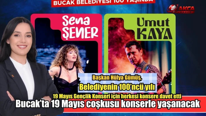 Bucak&rsquo;ta 19 Mayıs coşkusu konserle yaşanacak