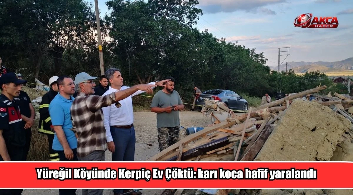 Bucak&rsquo;ta Kerpi&ccedil; Ev &Ccedil;&ouml;kt&uuml;: karı koca hafif yaralandı