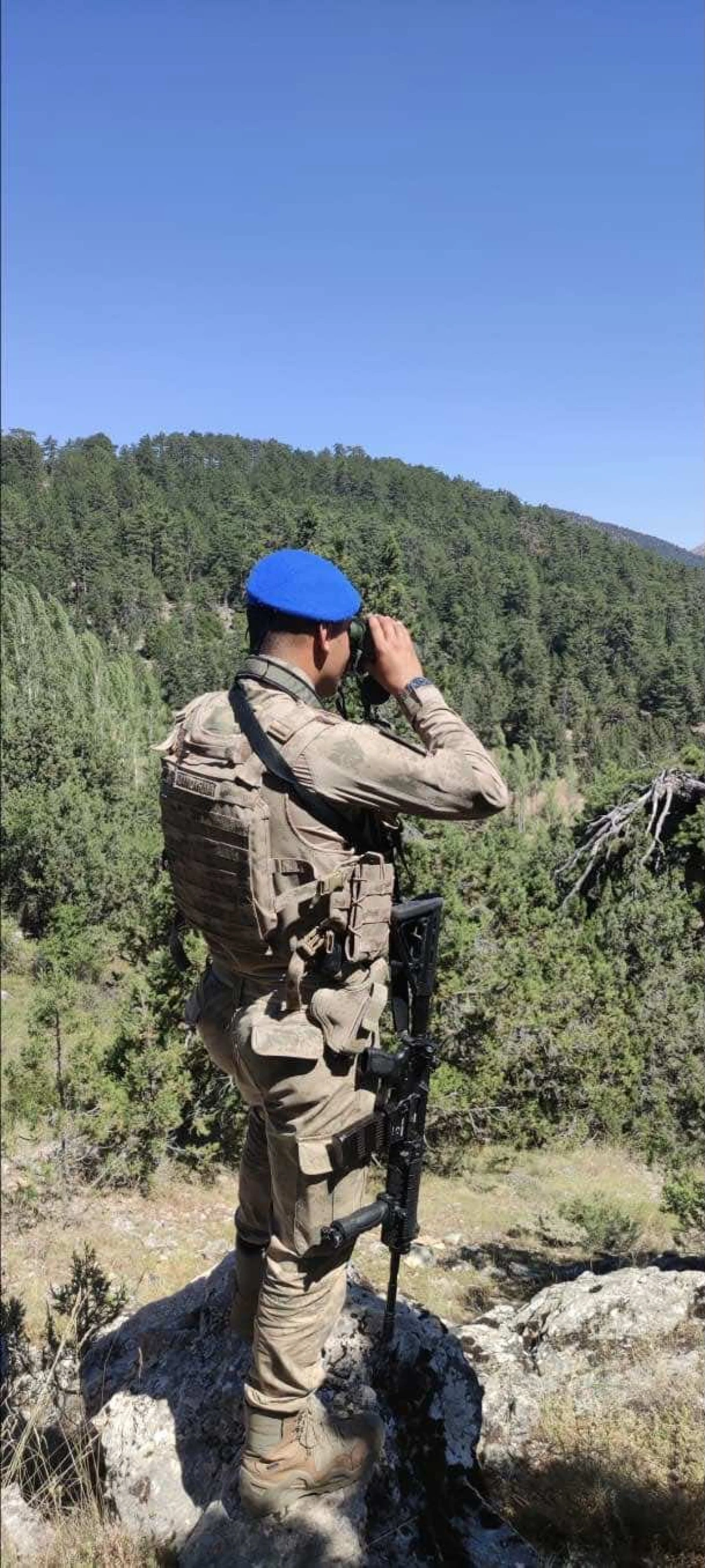 BURDUR JANDARMASINDAN ORMANLARA 7/24 TERMAL KAMERALI KORUMA