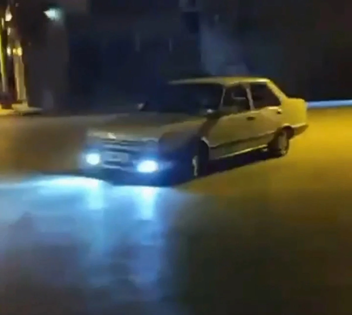 Drift yapan s&uuml;r&uuml;c&uuml;ye ceza