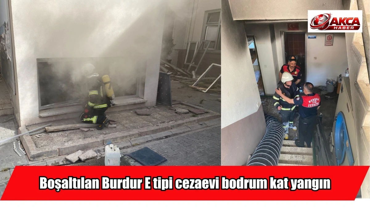 Eski cezaevinde yangın