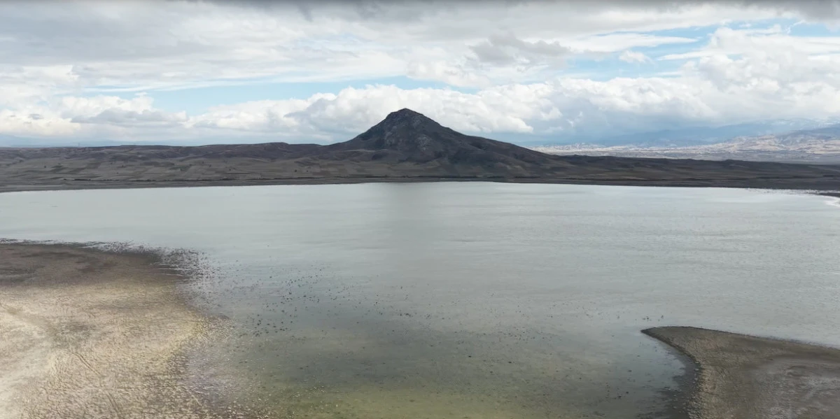 Karataş G&ouml;l&uuml;'nde su seviyesi y&uuml;kseldi