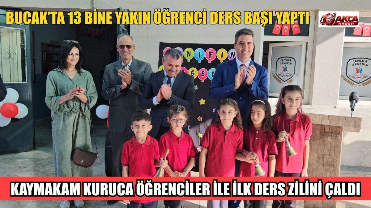 KAYMAKAM KURUCA &Ouml;ĞRENCİLER İLE İLK DERS ZİLİNİ &Ccedil;ALDI